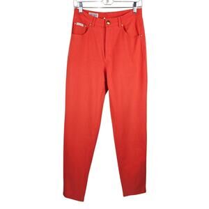 Escada Sport Orange Skinny Cotton Blend Women's Business Casual Pants 38 US 8